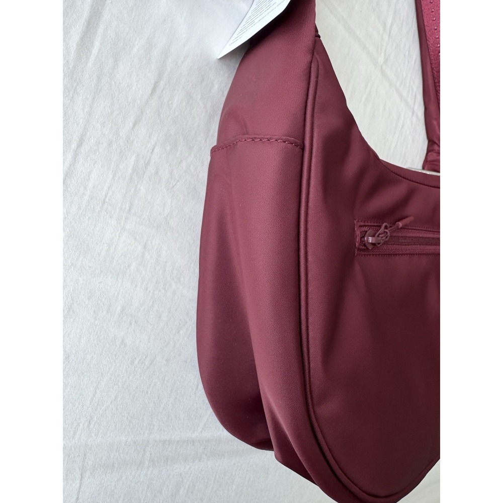 NEW Lululemon City Essential Shoulder Bag 4L Burgundy Bay Adjustable Strap Purse - Picture 7 of 8